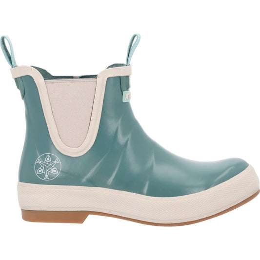 Xtratuf x Salmon Sisters Women’s 7 inch Ankle Deck Boot - Marine Blue