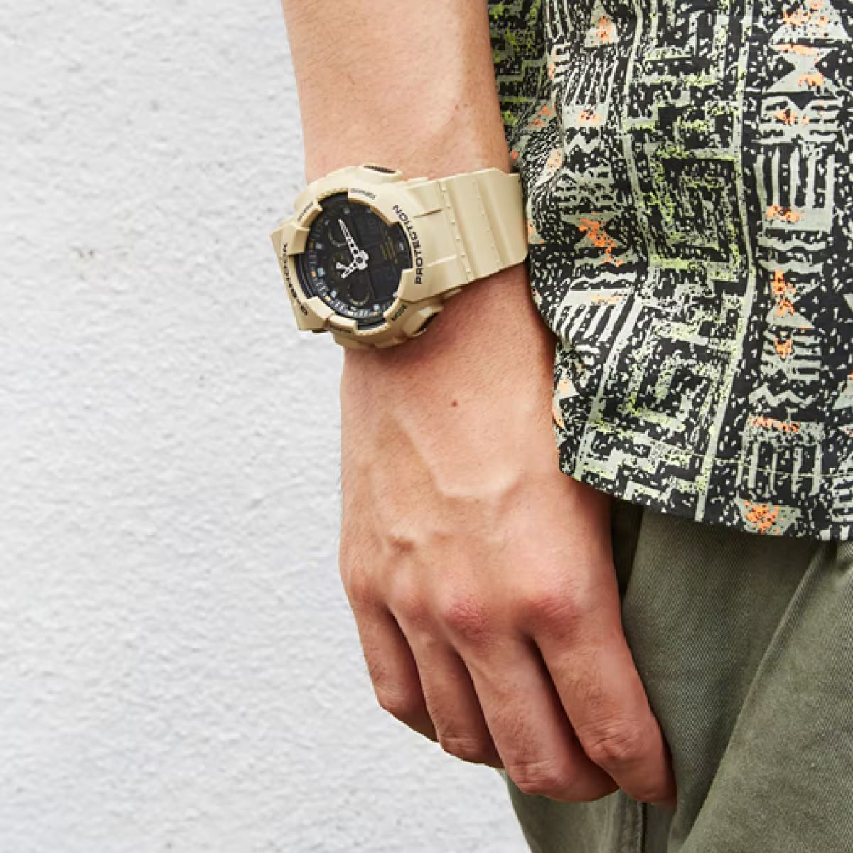 G-Shock GA100L-8A Analog-Digital Watch