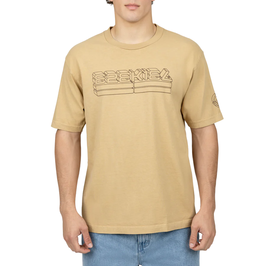 Ezekiel Sketch Air T-Shirt Tee - Sand