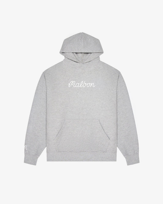 Malbon Fesque Hoodie - Heather Grey