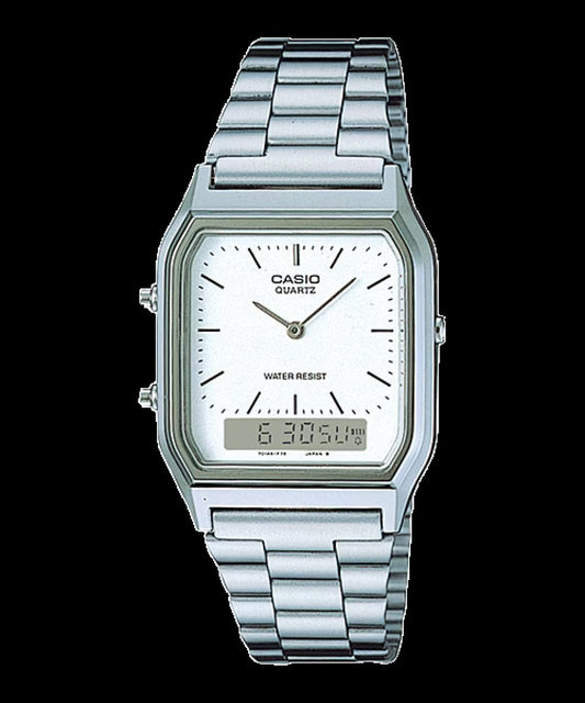 Casio AQ230A-7DM Vintage Silver Watch