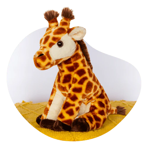 Fahlo Animal Tracking The Trek Plush - Giraffe
