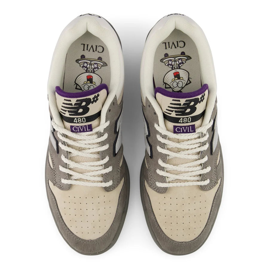New Balance Numeric X Civil 480 - Clam Grey