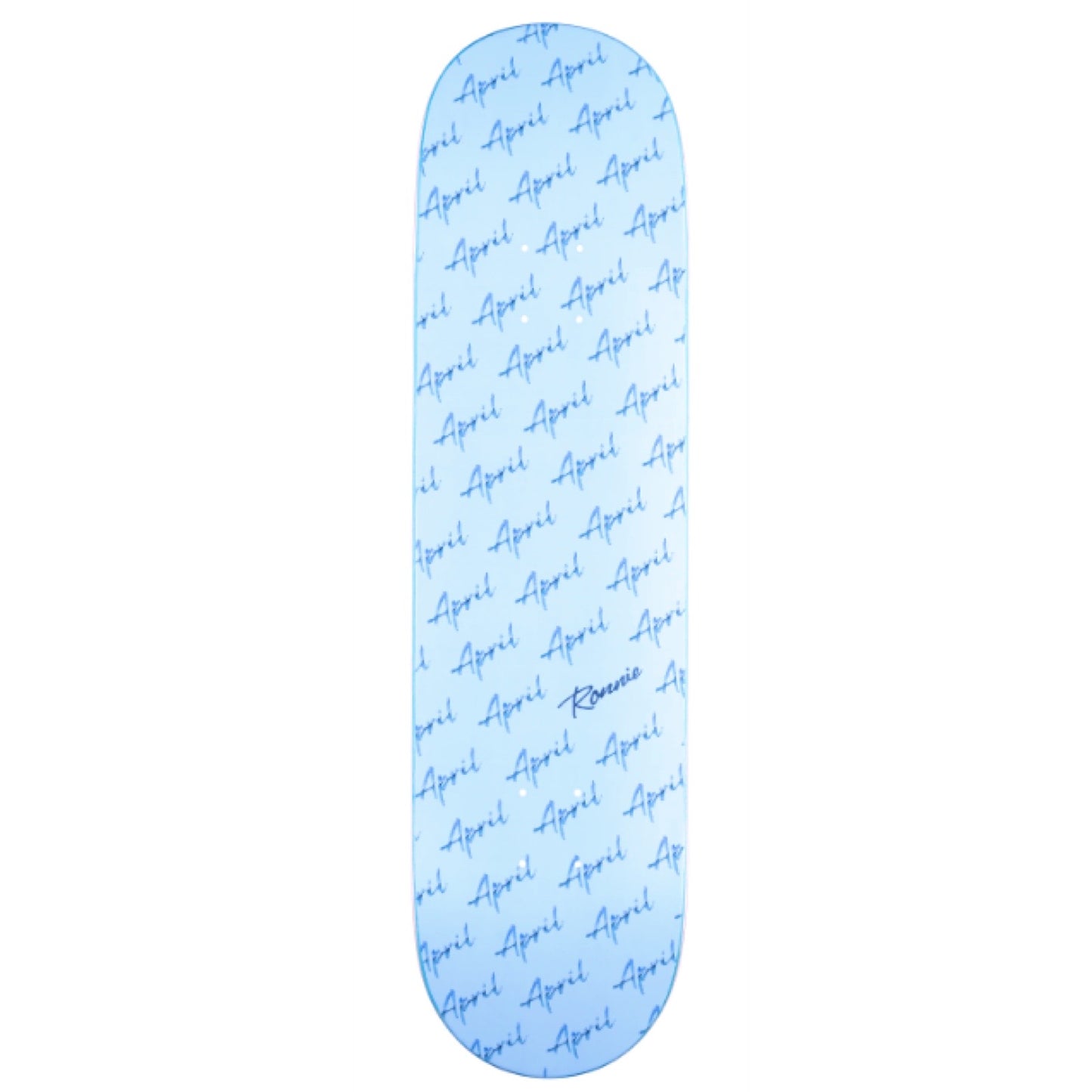 April Ronnie Kessner Script Logo Deck 8.5"