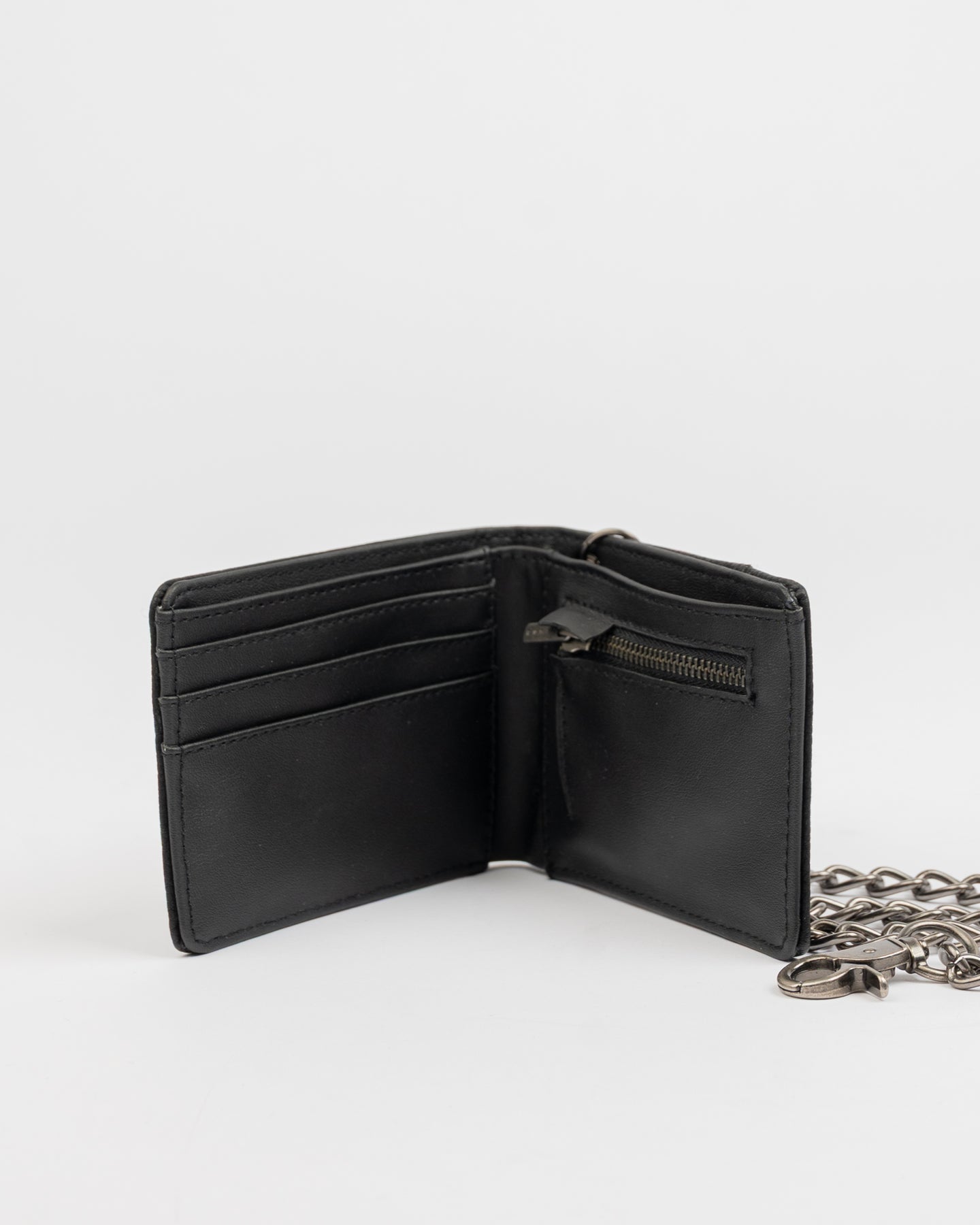 Rusty District Chain Wallet - Black