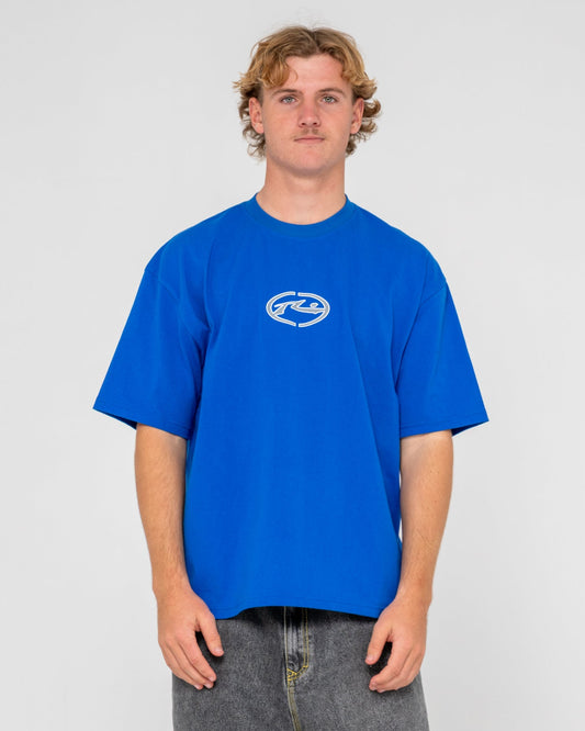 Rusty Turbo S/S Tee - Royal Blue