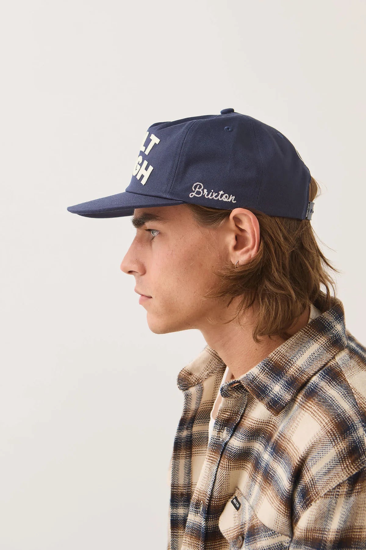 Brixton x Ford Built Tough Hat - American Navy
