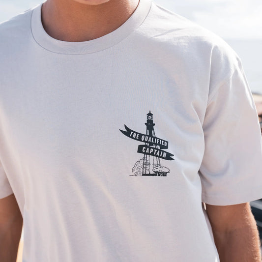 Lighthouse Tee - Pale Peach