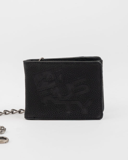 Rusty District Chain Wallet - Black