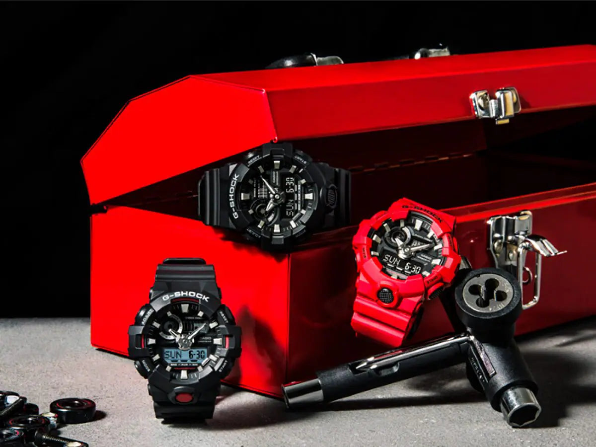 G-Shock GA700-4A Analog-Digital Watch