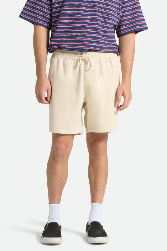 Brixton Everyday Corduroy Short - Whitecap