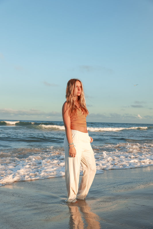 Hurley Women's Wavy Days Pant - Off White