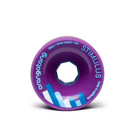 Orangatang 70mm 83a Stimulus Wheels - Purple
