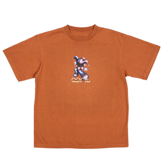 April Skateboarding Jester T-Shirt - Rust