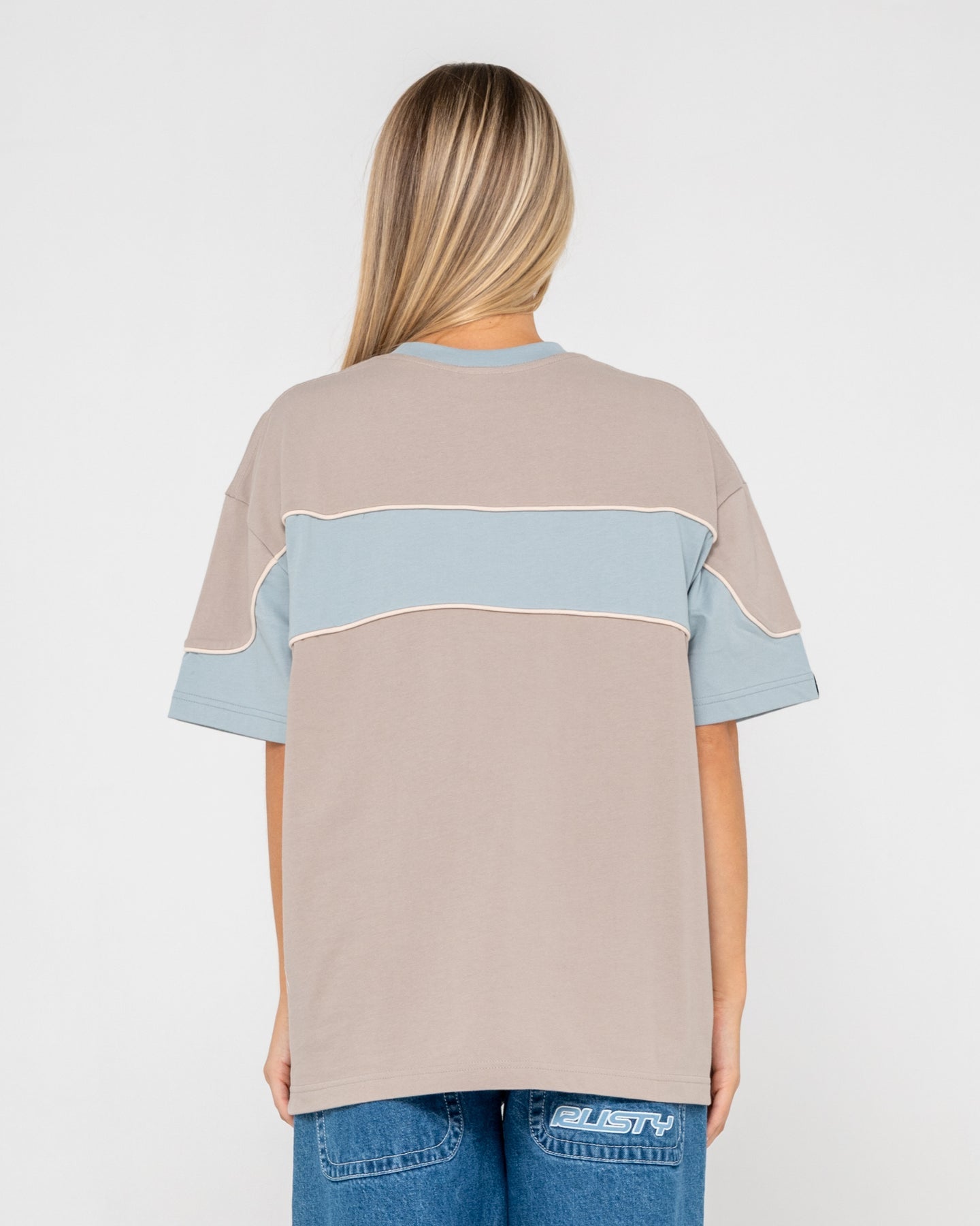 Rusty Kinetic Oversize Tee - Ultimate Grey