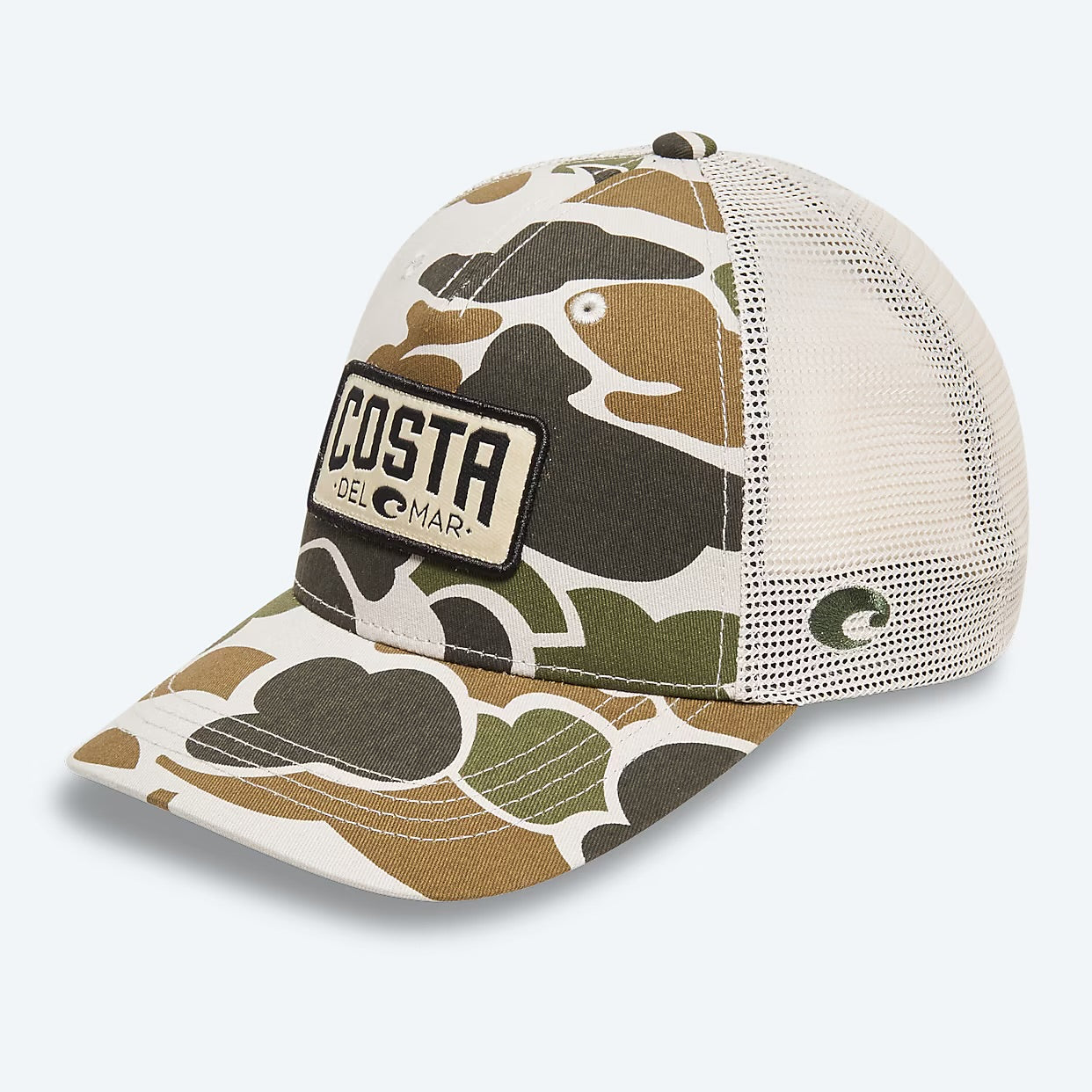 Costa Trucker Hat - Duck Camo Grey