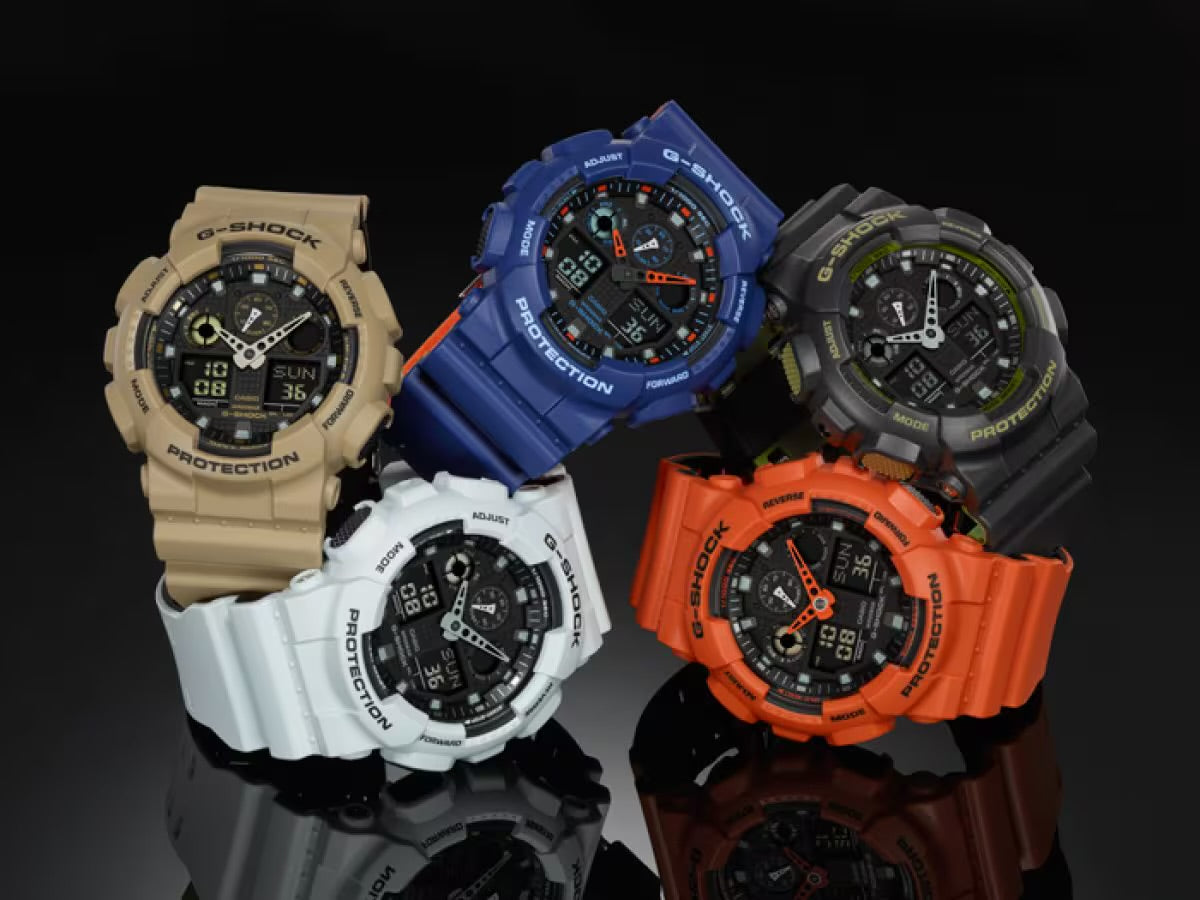 G-Shock GA100L-8A Analog-Digital Watch