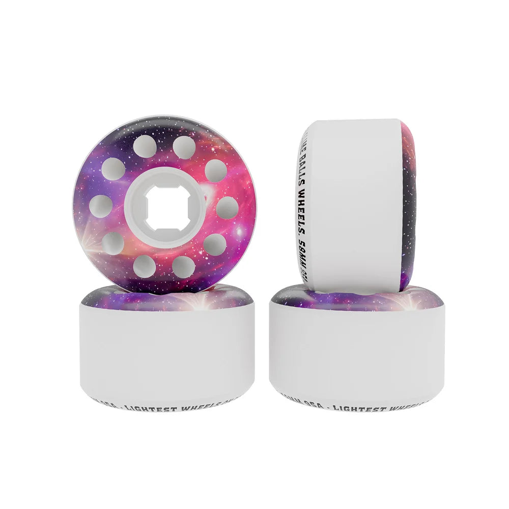 OJ Worm Holes 97a White 58mm Wheels