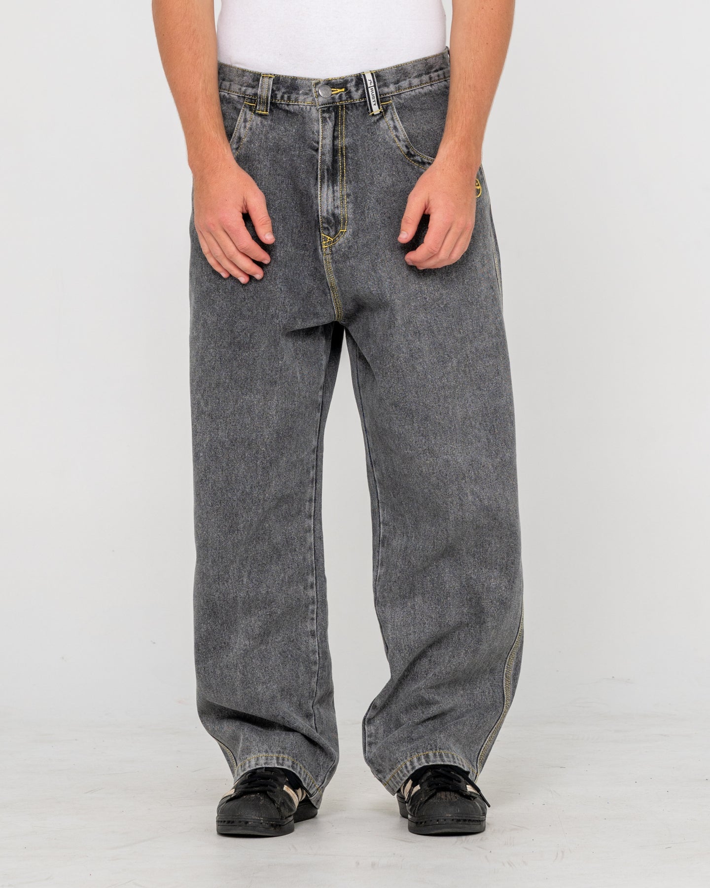 Rusty Redemption Baggy Jean - Washed Black 2
