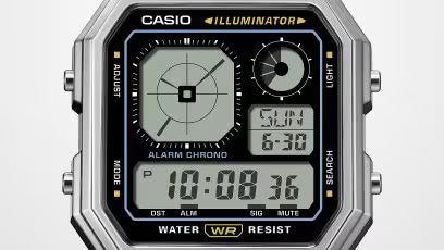 Casio A130WE-7A Vintage Silver Watch