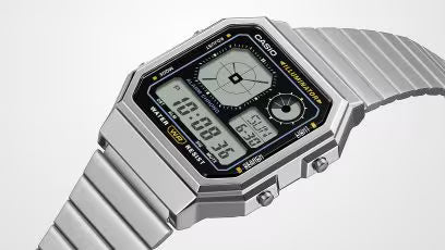 Casio A130WE-7A Vintage Silver Watch