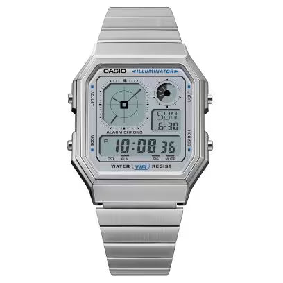Casio A130WE-7A Vintage Silver Watch
