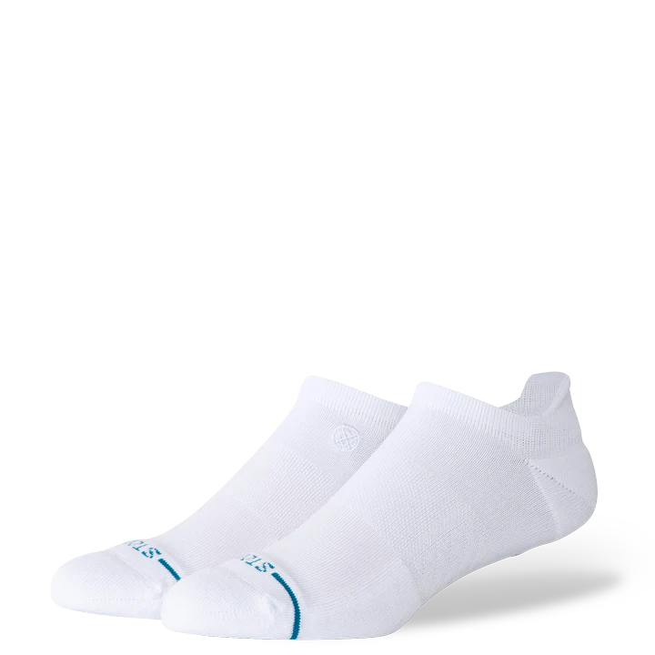 Icon Low Tab Socks - White