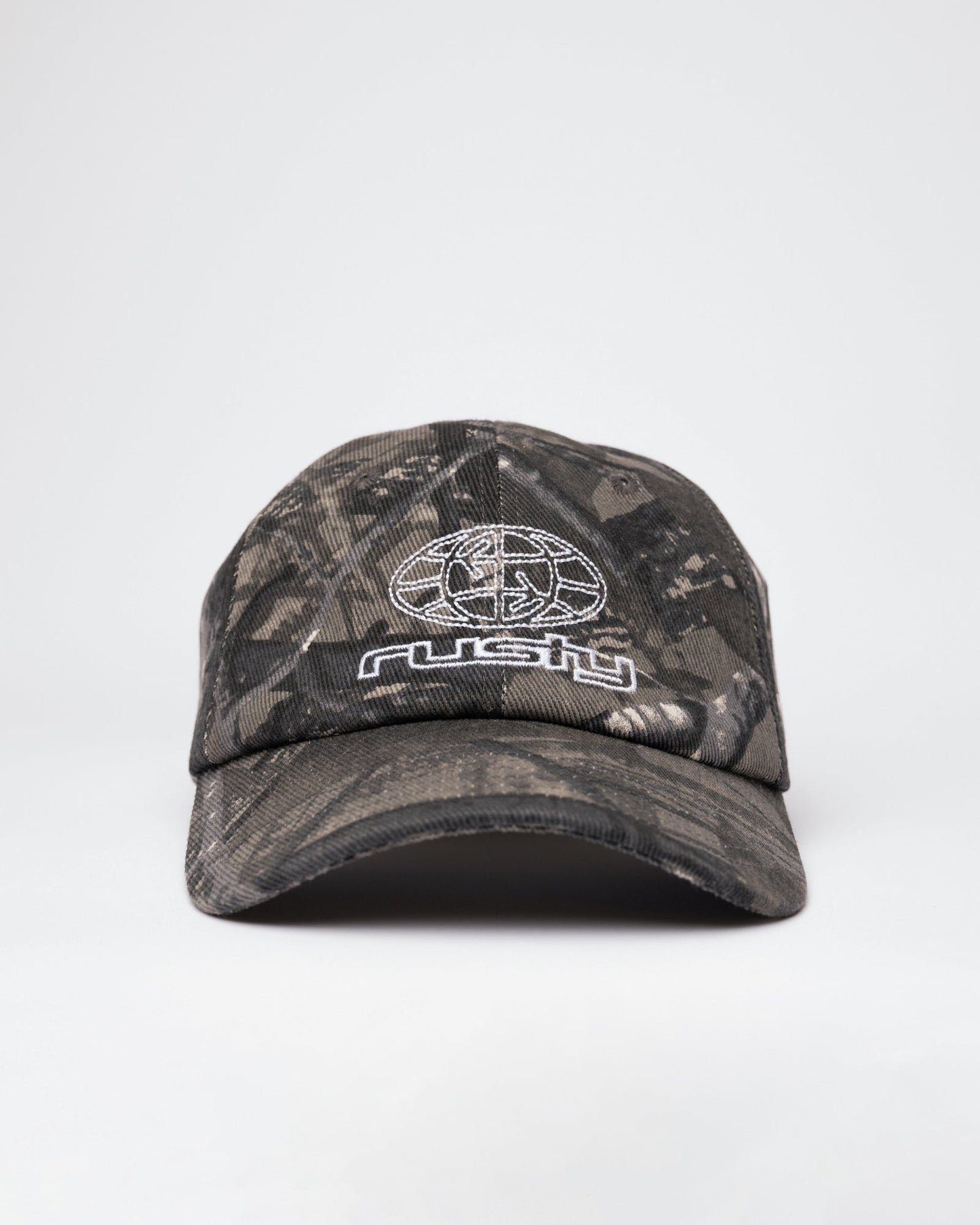 Rusty Rambo Camo Dad Hat - Grey Camo