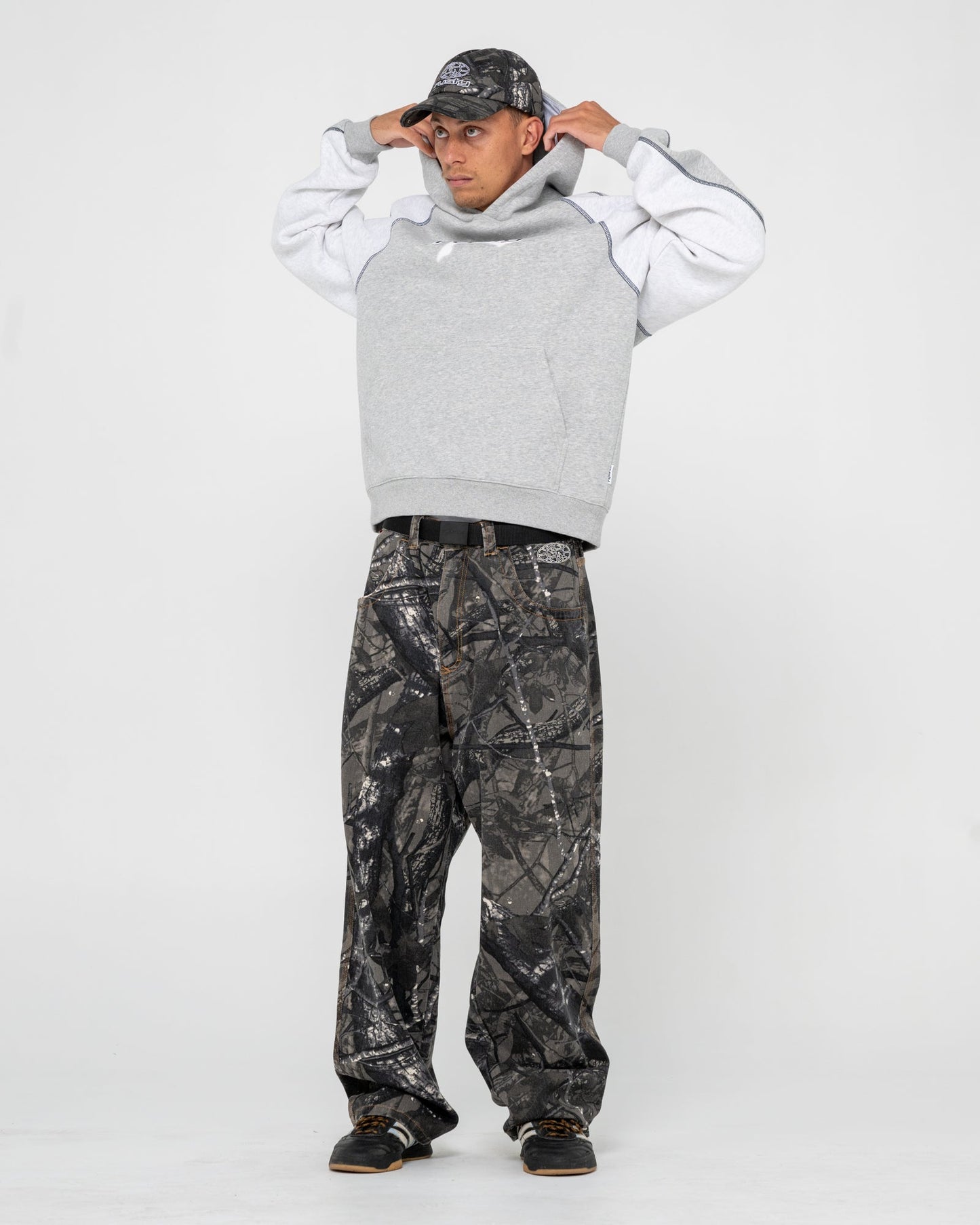 Rusty Rambo Camo Dad Hat - Grey Camo