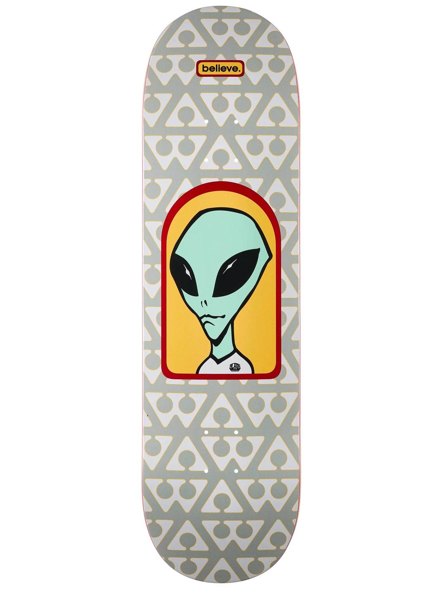 Alien Workshop Grey Believe Deck 8.625