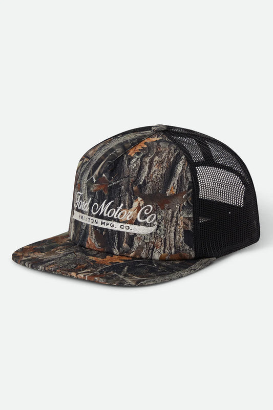Brixton x Ford Trucker Hat - Boxwood Green