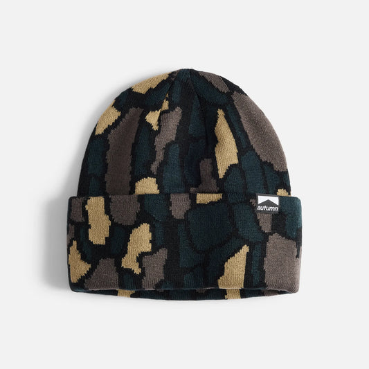 Autumn Treebark Beanie Black