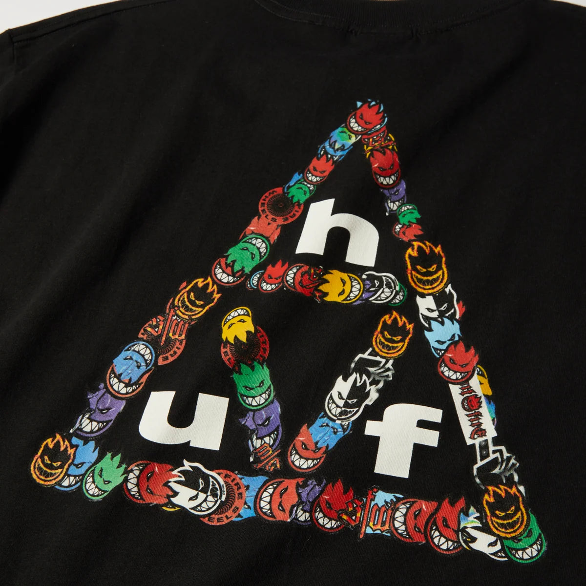 HUF x Spitfire Sticker TT SS Tee - Black