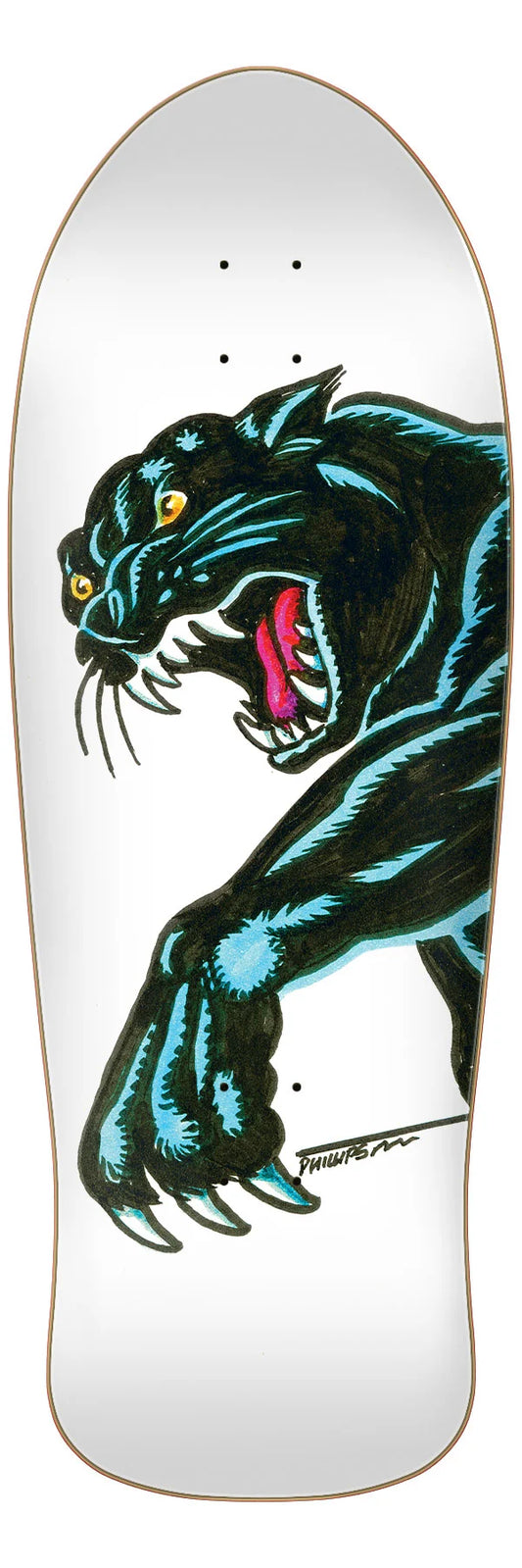 Santa Cruz Natas Sketch Panther Reissue Deck 10.54