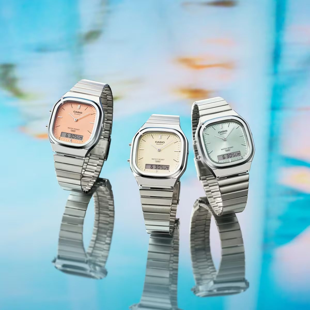 Casio AQ240E-2A Vintage Silver Watch