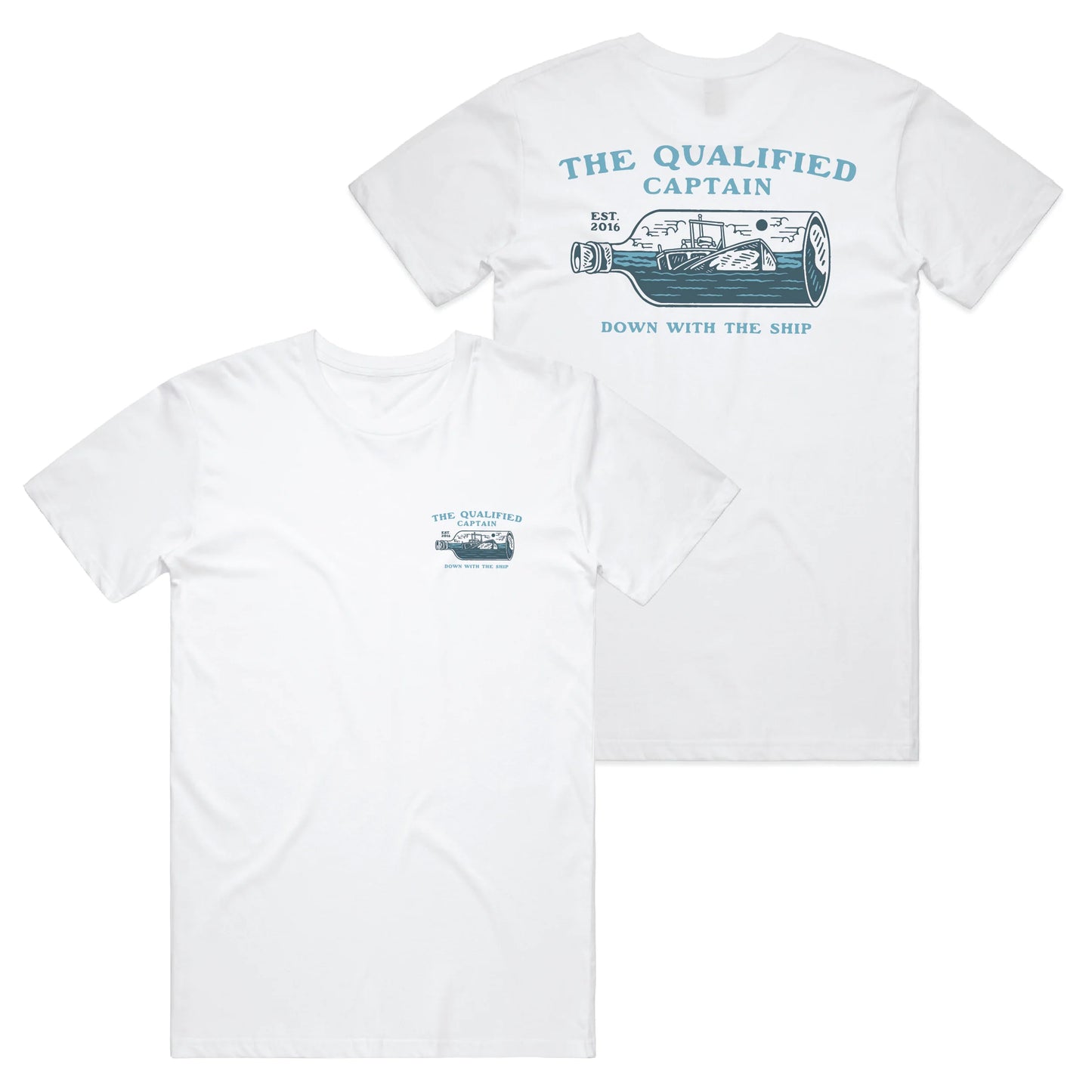 TQC Mayday In a Bottle Tee - White