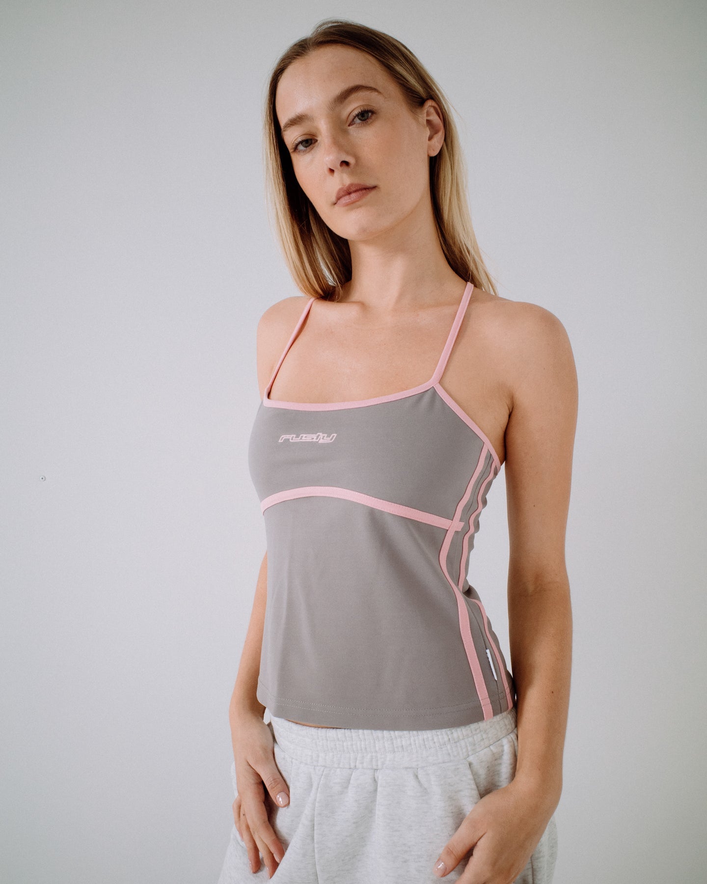 Rusty Freo King Fitted Top - Ultimate Grey