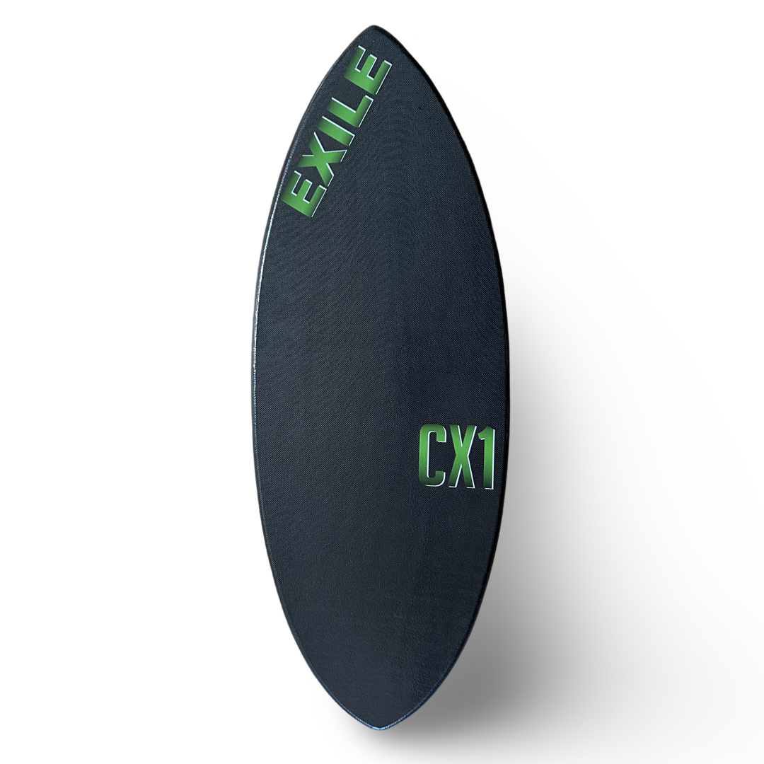 Exile CX1 Hybrid Shape Double Carbon Fiber Epoxy Skimboard - Small