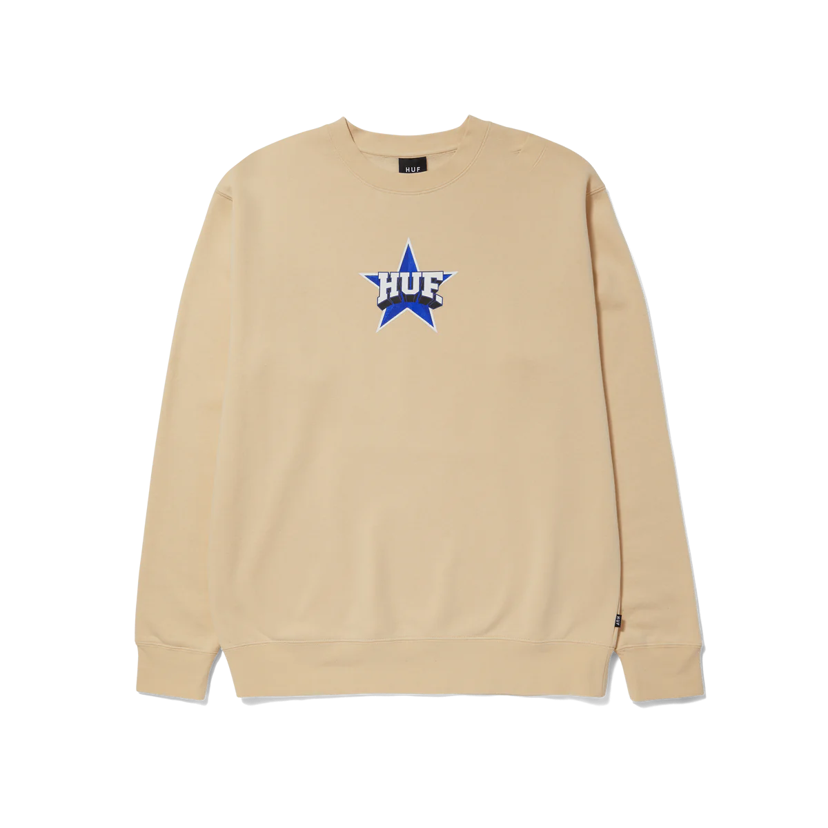 HUF All Star Crewneck Sweatshirt - Wheat