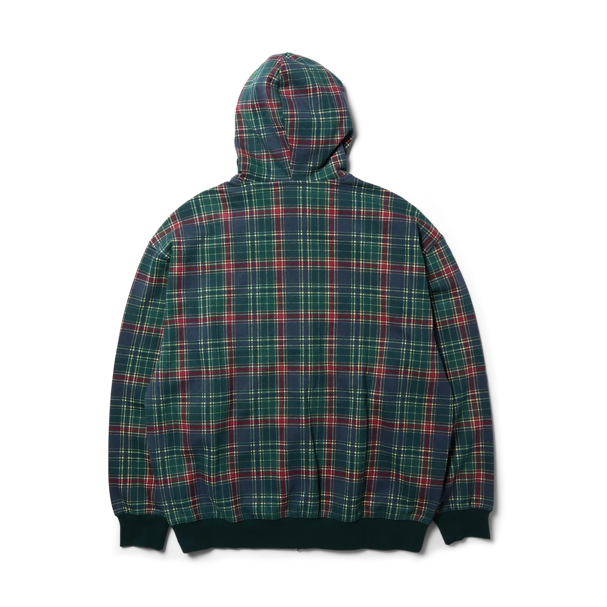 HUF Arch Plaid FZ Heavyweight Hoodie - Forest
