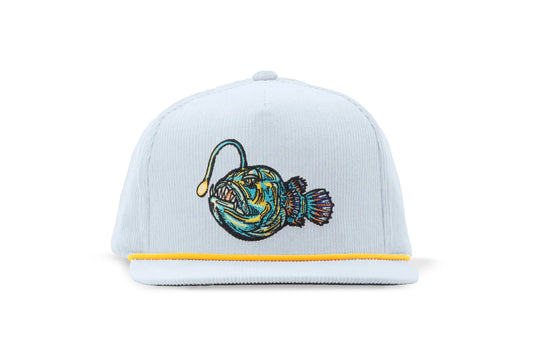 Anglerfish Flat Brim 6 Panel Corduroy Hat