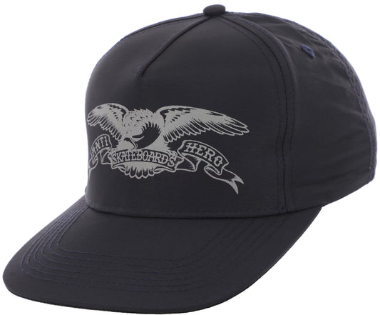 Antihero Basic Eagle Snapback Hat - Navy / Grey