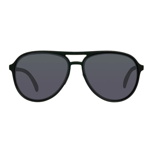 Cassette Optics Apollo Sunglasses - Matte Black / Polarized Smoke Lens