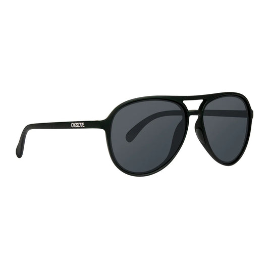 Cassette Optics Apollo Sunglasses - Matte Black / Polarized Smoke Lens