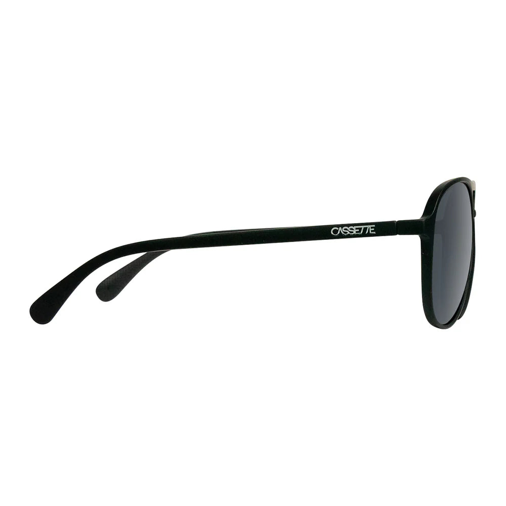 Cassette Optics Apollo Sunglasses - Matte Black / Polarized Smoke Lens