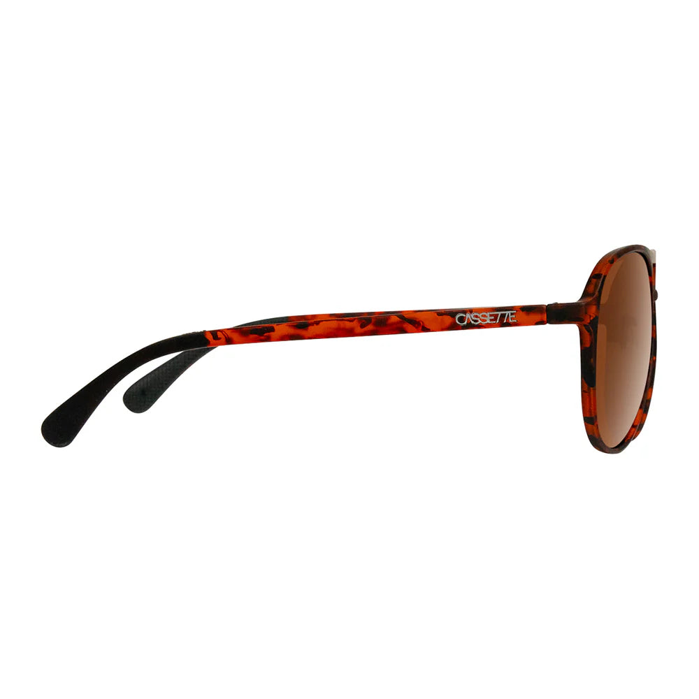 Cassette Optics Apollo Sunglasses - Whiskey Tortoise / Polarized Brown Lens