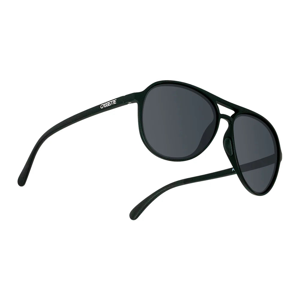Cassette Optics Apollo Sunglasses - Matte Black / Polarized Smoke Lens