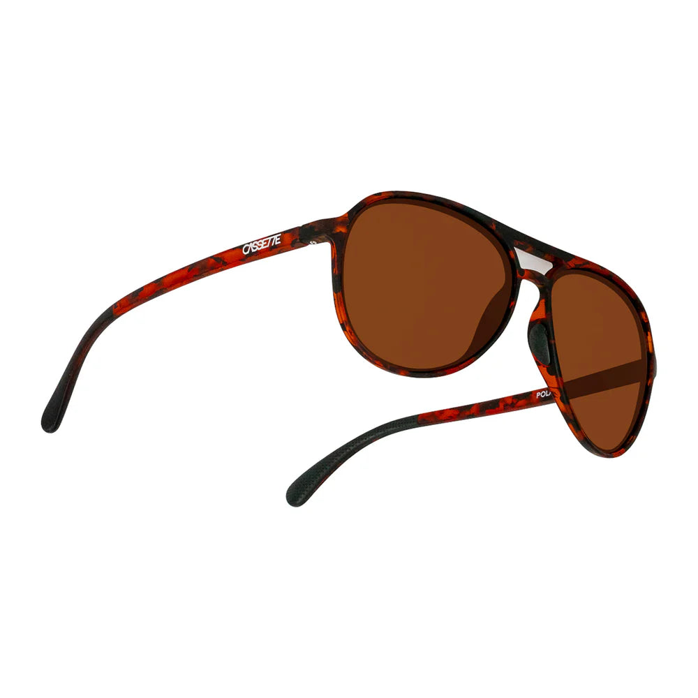Cassette Optics Apollo Sunglasses - Whiskey Tortoise / Polarized Brown Lens