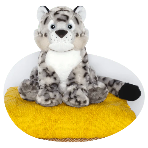 Fahlo Animal Tracking The Ascent Plush - Snow Leopard