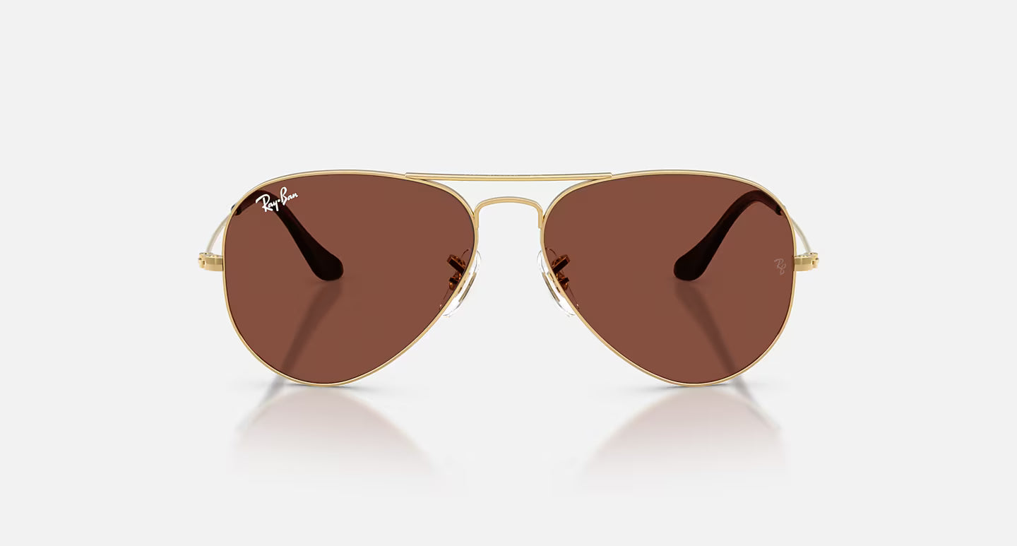 Ray-Ban Aviator Large Metal Arista Gold w/ Red Lens